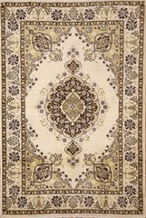 Ivory Vintage Traditional Accent Rug 3×5 ft Hand-knotted Wool Carpet
