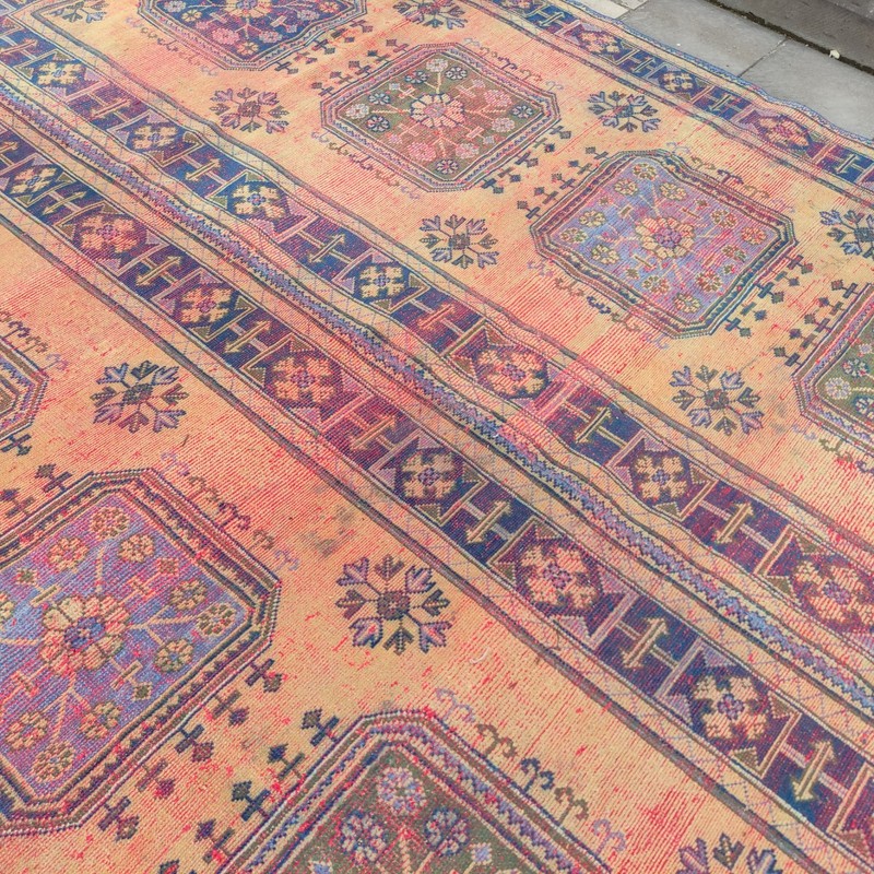 9x12 Turkish Worn Oversized Vintage Area Rug , 9.28 x 12.24 ft Rug 283 x 373 cm gallery
