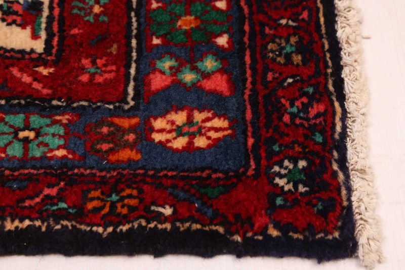Vintage Hand-knotted Runner Rug 3'1" x 9'10" Traditional Oriental Wool Carpet gallery