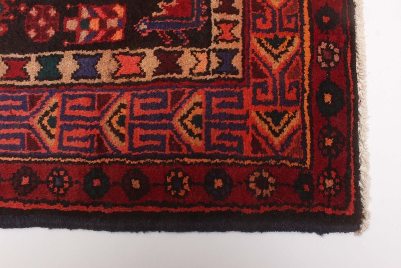 Vintage 4'6" x 8'6" Traditional Hand Knotted Vegetable Dye Wool Area Rug gallery