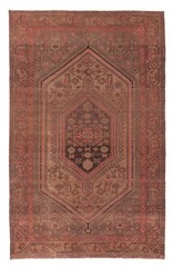 Vintage Traditional Hand-Knotted Area Rug 5’0″ x 7’10” Oriental Wool Carpet