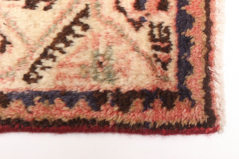 3'6" x 10'1" Vintage Hand-knotted Runner Rug Traditional Oriental Wool Carpet gallery