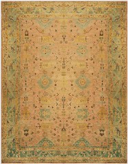 14’x18′ Large Oversized Soft Coral Field Antique Large Scale Tribal Arts and