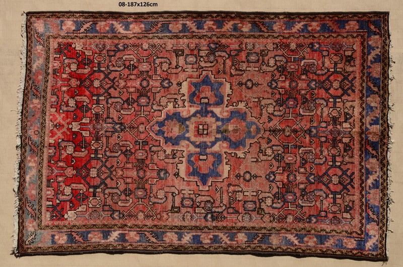 ($1000 Value) Antique Hamadann P Handmade rug, 6'3"x 4'3" gallery