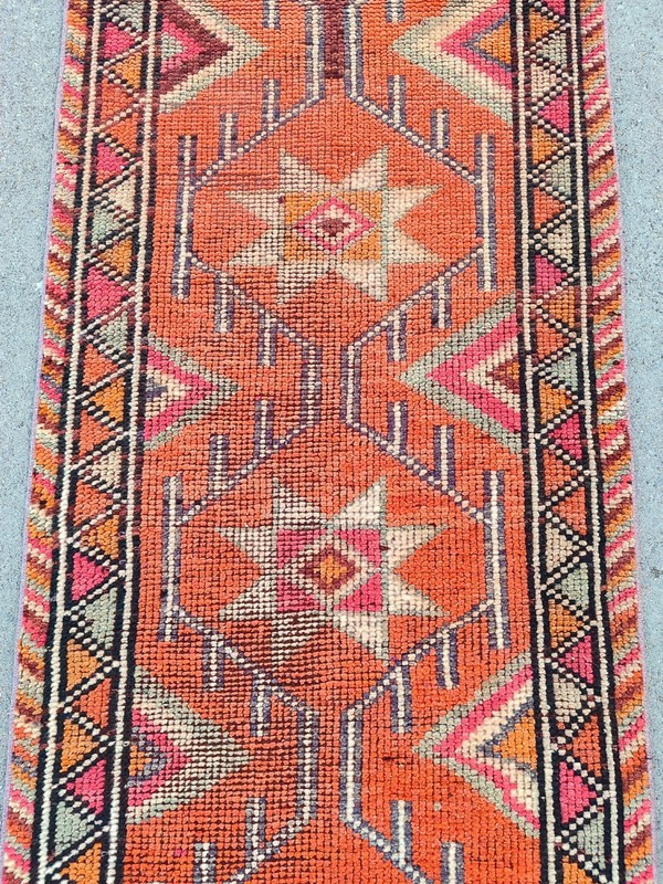 2.7 x 12 Ft, Antique rug 3x12, Turkish runner 3x13 vintage, Heriz rug, Herki rug gallery