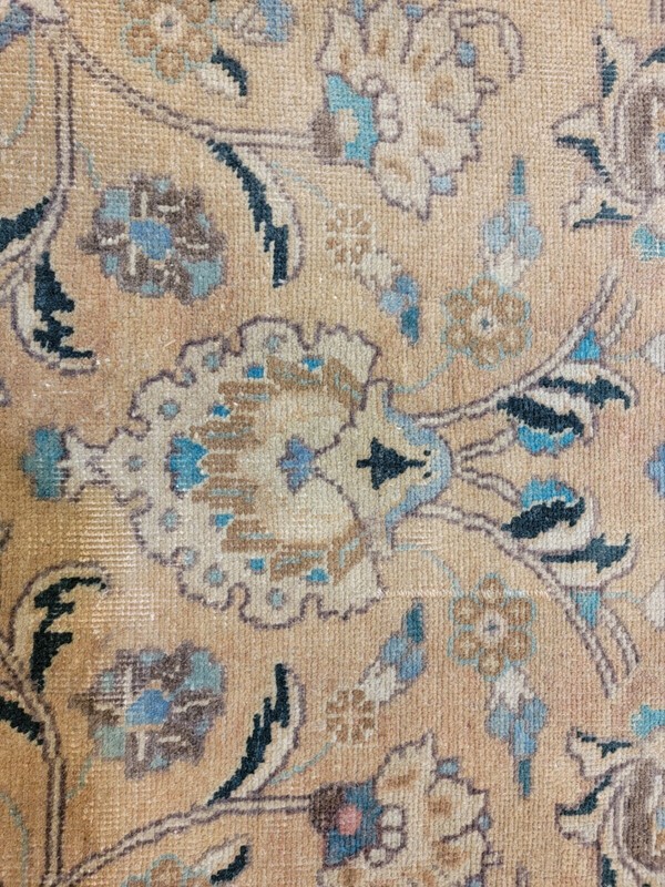 Antique Oriental Hand-Knotted Wool Area Rug Beige/Blue/Brown 9'4" x 12'7" gallery