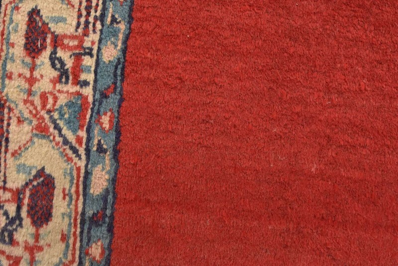 Vintage Oriental Runner 2’6” x 13’1” Red Wool Traditional Hand-Knotted Area Rug gallery