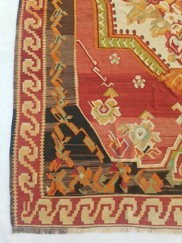 Vintage Traditional Handcrafted Lovely Turkish Rug for Home Décor 285x216 cm gallery