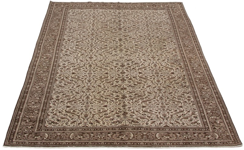 Vintage Hand-Knotted Area Rug 6'5" x 9'3" Traditional Wool Carpet gallery