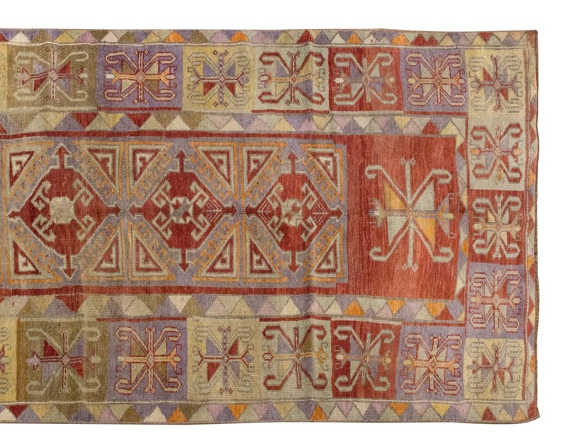 4'1 X 10'8 feet Runner Rug,Turkish Runner,Vintage Runner,Oushak Rug,Floor Rug gallery