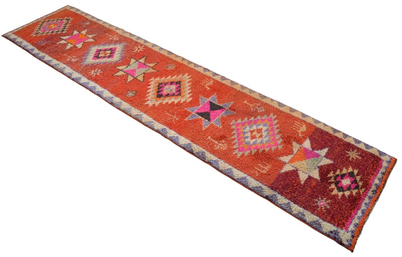Turkish Runner Rug, HandMade Rug, Tribal Rug Ethnic Rug 3 x 13 ft Kitchen Runner gallery