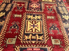 100 X 270 cm COLLECTORS’ ITEM Antique Natural Vegetable Kazak Caucasian Runner