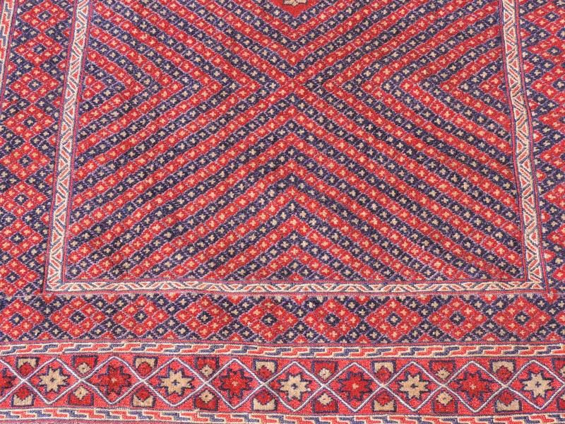 5x6ft. Handmade Gul E Burgista Afghan Wool Rug gallery