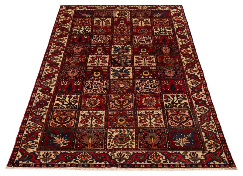 Vintage Geometric Area Rug 5'3" x 9'10" Traditional Hand-Knotted Wool Carpet gallery
