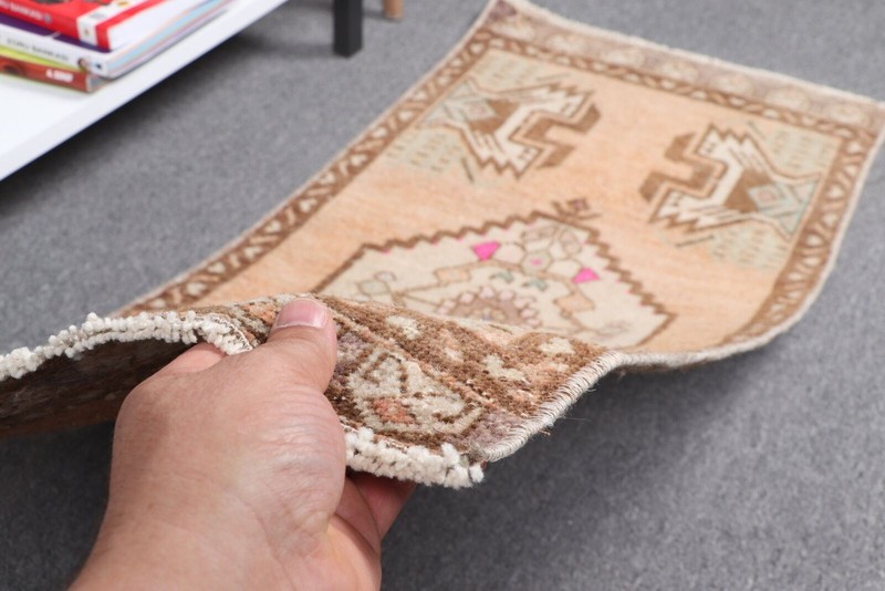 Turkish Rugs, Kitchen Rugs, Vintage Rug, Moroccan Rugs, 1.5x3.4 ft Small Rug gallery