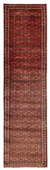 3’5″ x 13’9″ Vintage Hand-knotted Runner Rug Traditional Oriental Wool Carpet