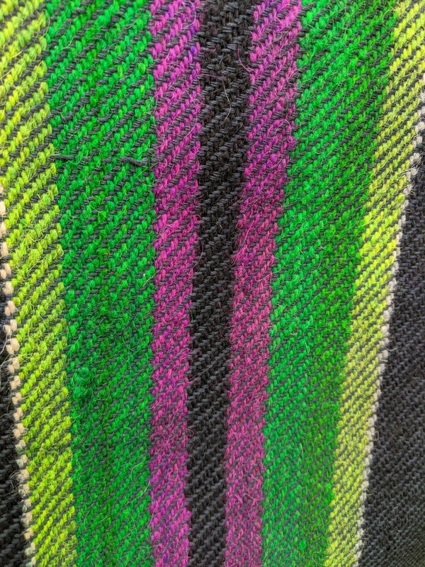 Handmade Wool Woven Carpet Kilim Runner 'Peasants' Moldavian Bessarabian 1973 gallery