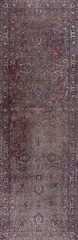 6X16 Antique Indian Lahore Wool Area Rug 1925