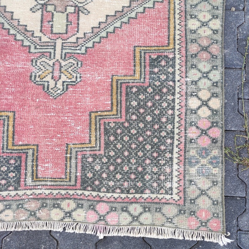 Cross borders Vintage Area Rug 3.44 x 6.14 ft , 3x6 Handmade Wool 105 x 187 cm gallery