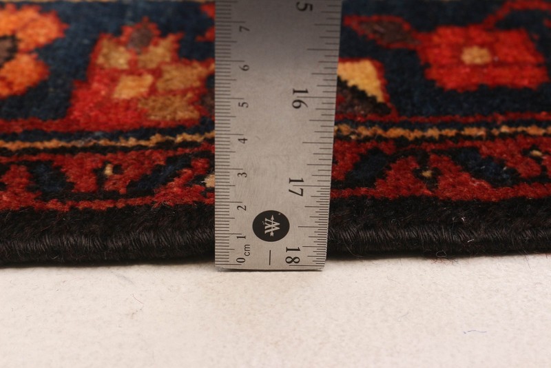 Vintage Hand-Knotted Carpet 4'3" x 6'7" Traditional Oriental Wool Area Rug gallery