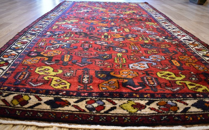 Antique *Never Used* Caucasian Kazak Handmade Dowry Rug 5ftx 9 ft Free Shipping gallery
