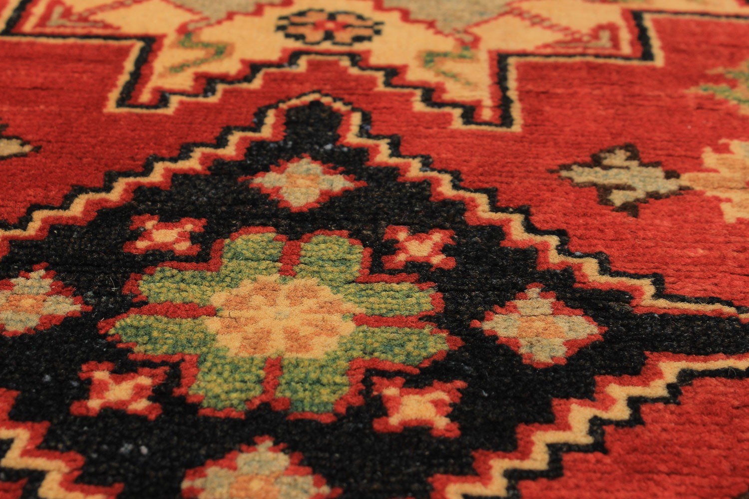 Vintage Hand-knotted Runner Rug 2'10" x 9'10" Traditional Oriental Wool Carpet gallery