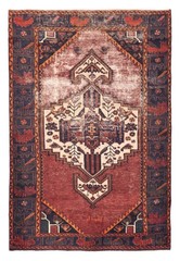 Vintage Hand-Knotted Area Rug 4’11” x 7’5″ Traditional Wool Carpet