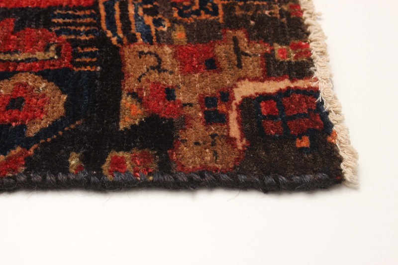 Vintage Hand-knotted Runner Rug 3'5" x 10'0" Traditional Oriental Wool Carpet gallery