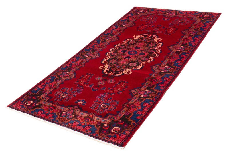 Vintage Hand-Knotted Area Rug 4'11" x 9'10" Traditional Wool Carpet gallery