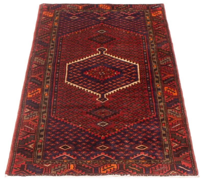 Vintage Traditional Hand-Knotted Area Rug 3'6" x 6'9" Oriental Wool Carpet gallery