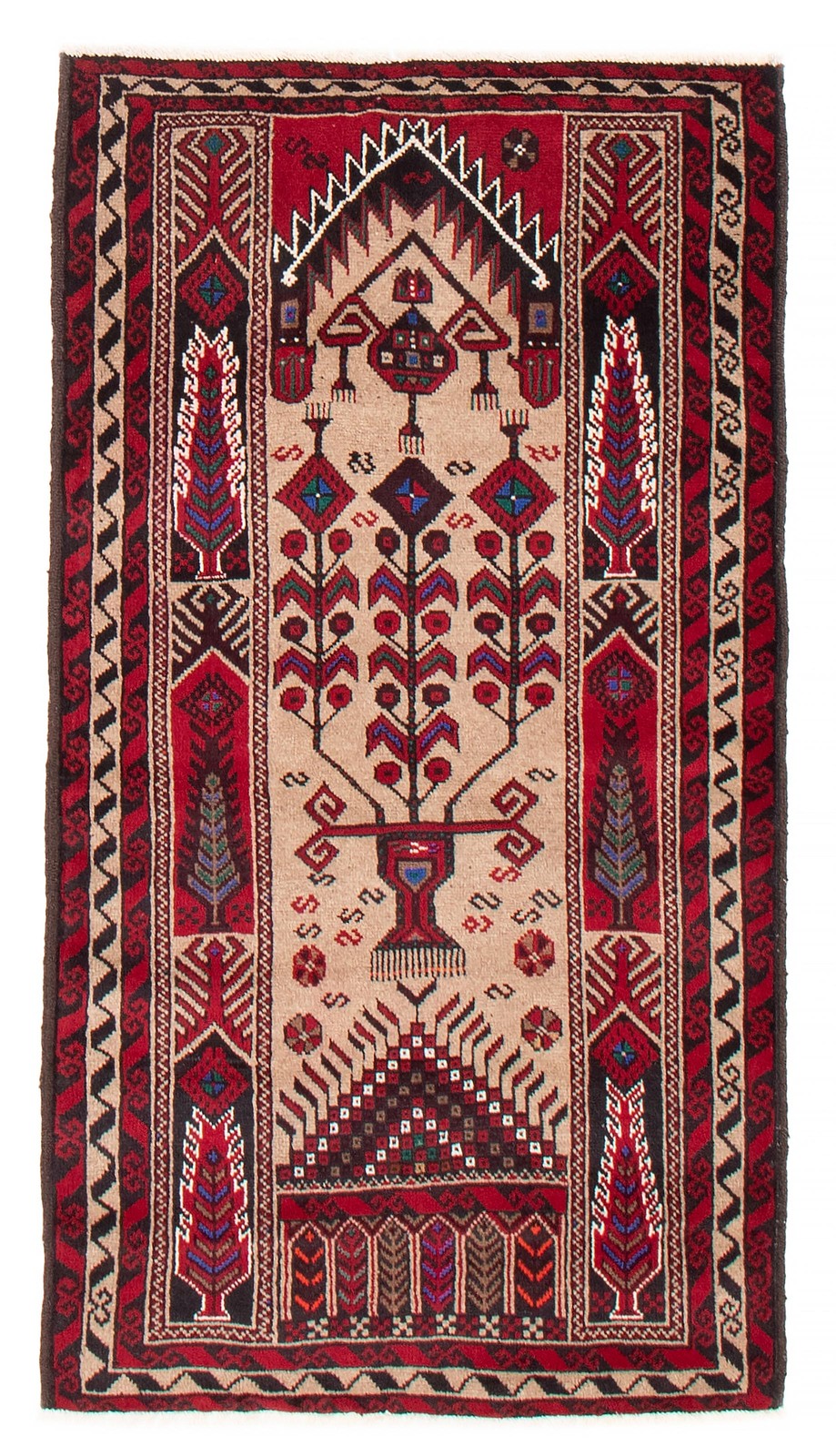 3'3" x 5'8" Vintage Hand Knotted Area Rug Traditional Oriental Wool Carpet gallery