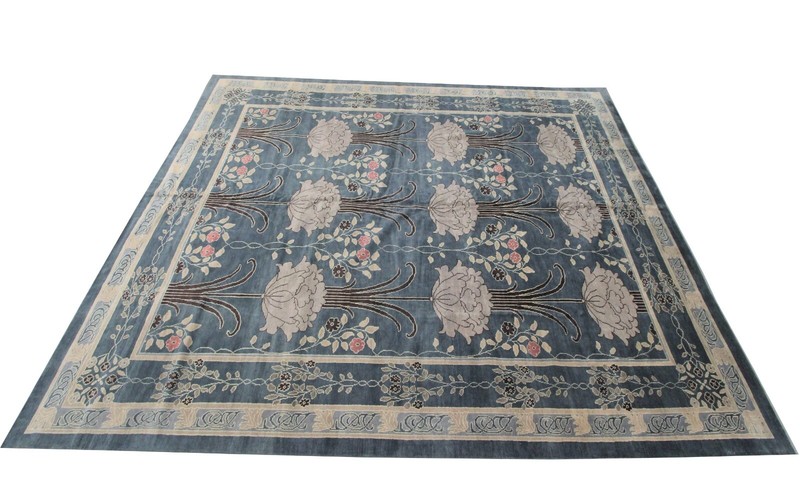 12X15 Vintage Arts & Crafts Rug Rare Art Nouveau William Morris Art Deco Rug gallery