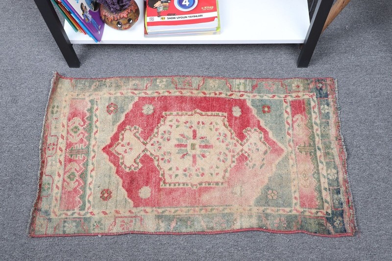 Home Decor Rugs, Vintage Rug, Turkish Rug, 1.5x2.7 ft Small Rug, Anatolian Rug gallery