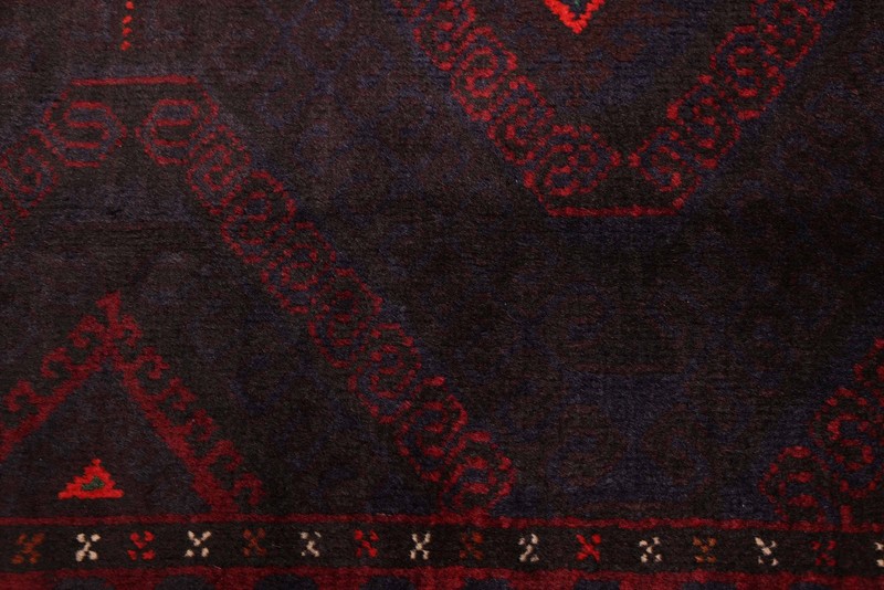Vintage 3'7" x 6'4" Traditional Hand Knotted Vegetable Dye Wool Area Rug gallery