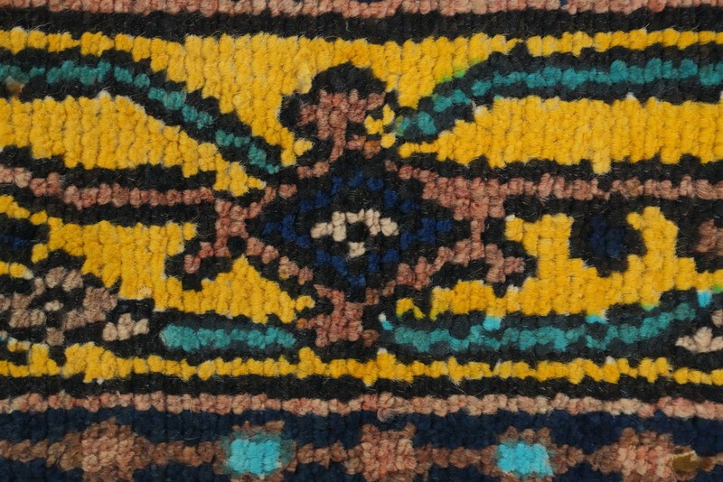 Vintage Handmade Wool Traditional 10' Runner Rug 3x10 ft Hallway Orange Carpet gallery