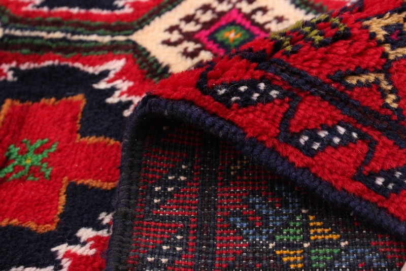 Vintage 3'1" x 6'4" Traditional Hand Knotted Vegetable Dye Wool Area Rug gallery