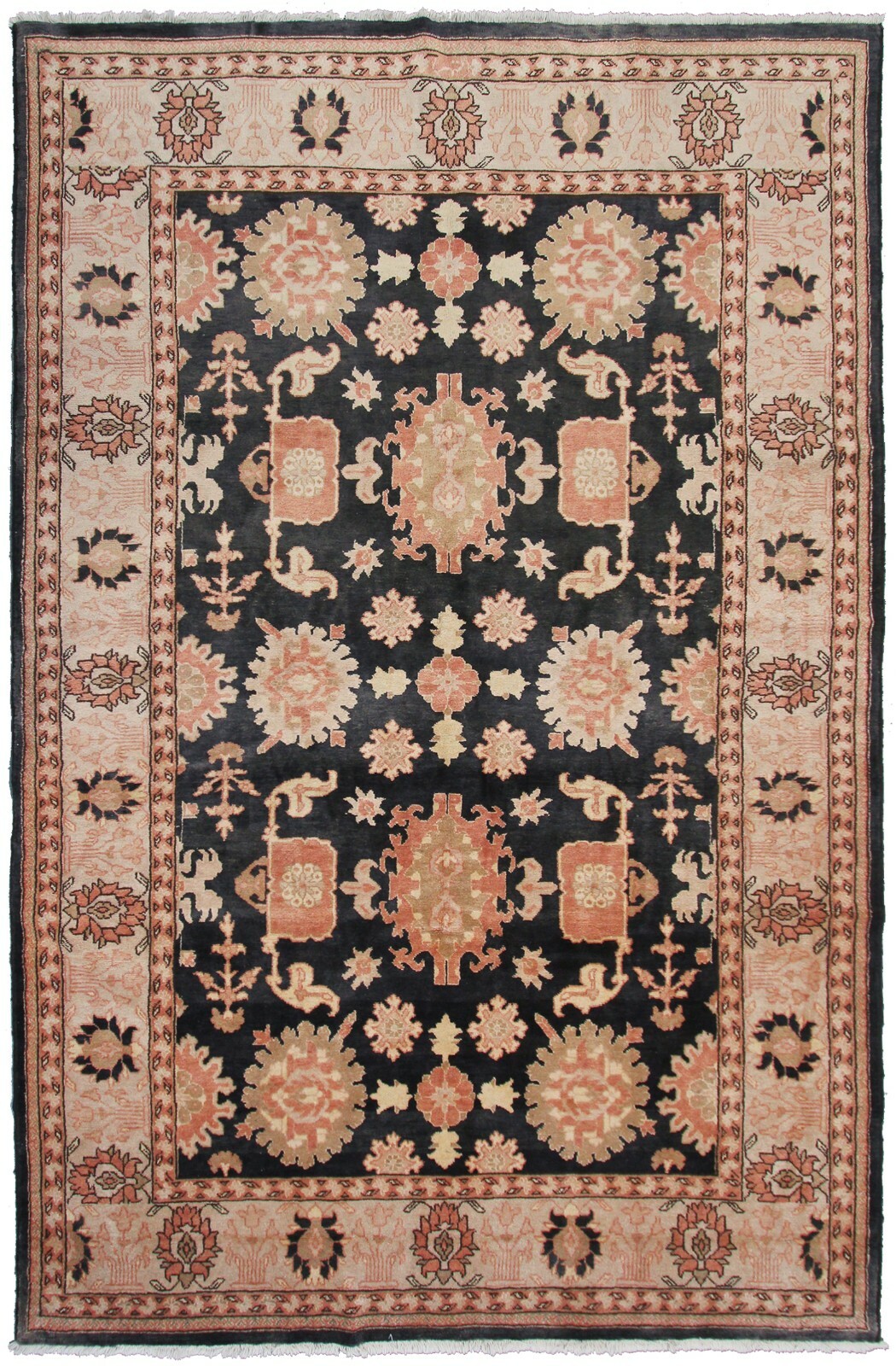 7x11 Rare Traditional Oriental Handmade Area Rug Arts & Crafts Style Design gallery