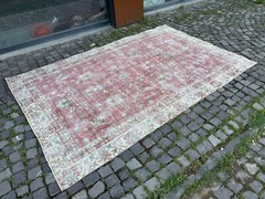 Large rug, Turkish rug, Wool rug, Vintage rug, Handmade rug | 6,1 x 9,1 ft