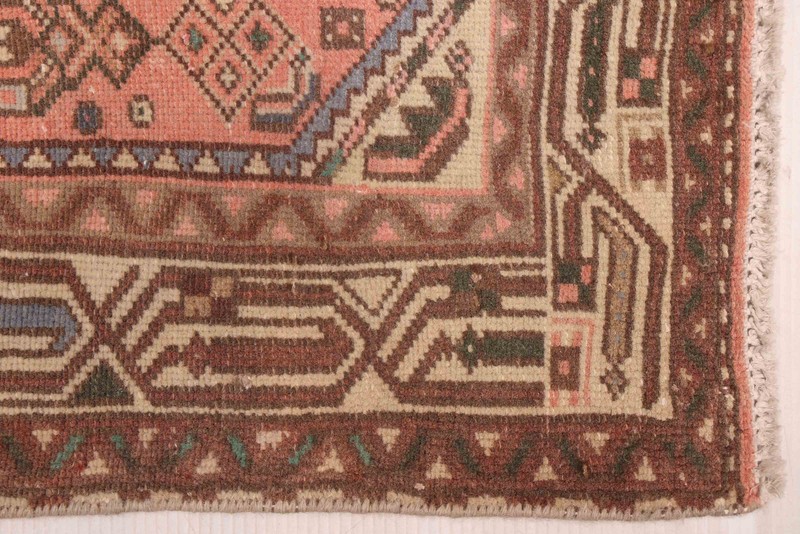 2'8" x 9'4" Vintage Hand-knotted Runner Rug Traditional Oriental Wool Carpet gallery