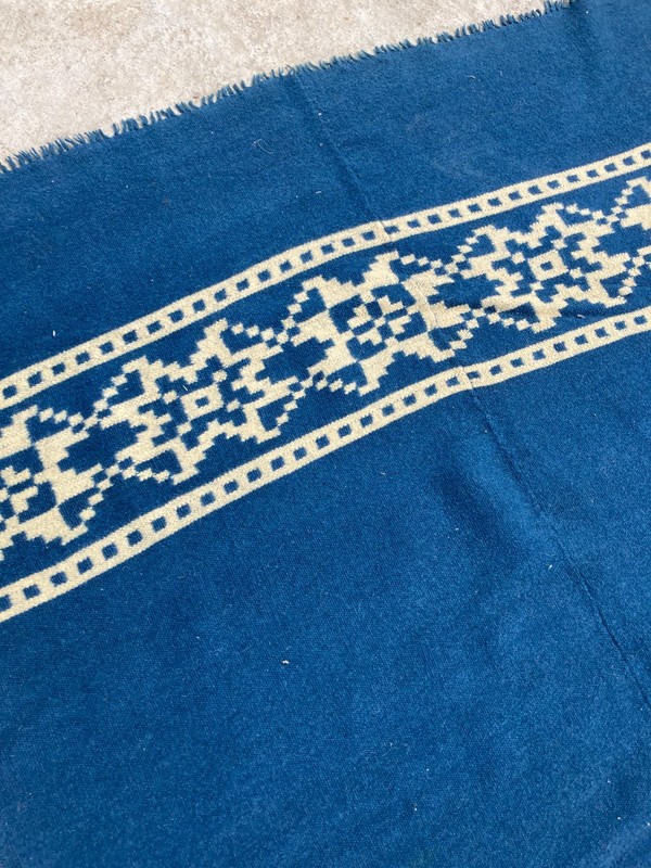 Vintage Handmade Turkish Geometric Wool Kilim Rug 220x149 cm gallery