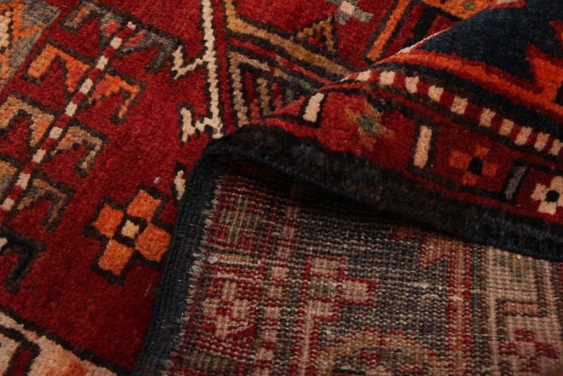 Vintage Hand-knotted Runner Rug 3'4" x 11'8" Traditional Oriental Wool Carpet gallery