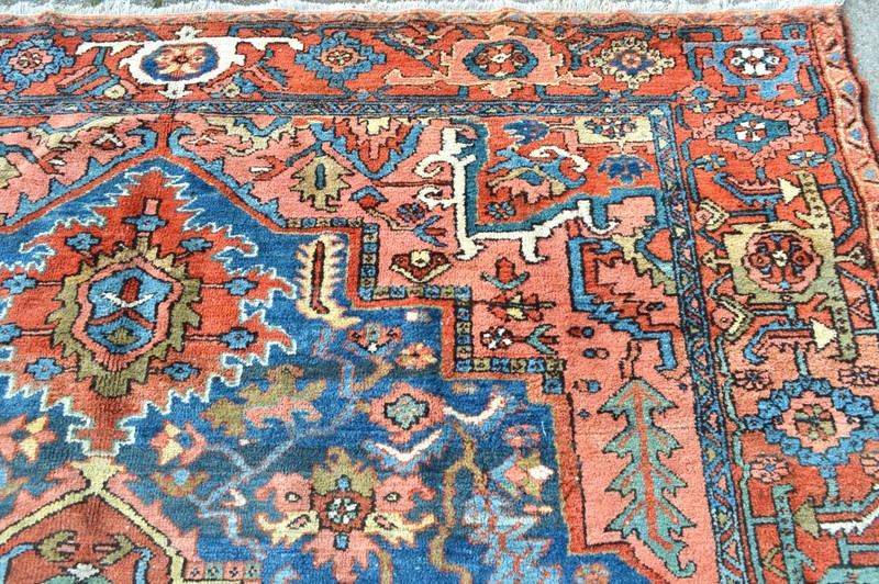 GORGEOUS 1890’S GENUINE ANTIQUE SERAPI HERIZ REGION RUG *** WWS*** gallery