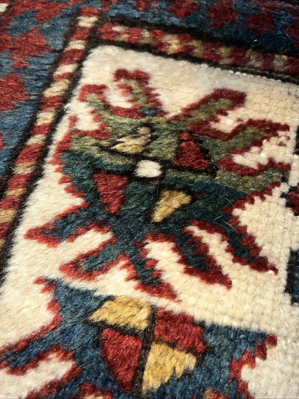 Antique Caucasian Kazak Rug 8 Feet X 4.5 Feet gallery