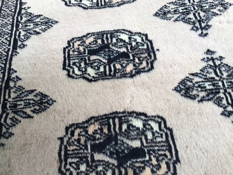 VINTAGE MAT RUG OLD CARPET LOVELY DESIGN REVERSIBLE TURKISH ASAIN AZTEC STYLE gallery