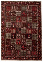 Vintage 6’11” x 10’0″ Traditional Hand Knotted Vegetable Dye Wool Area Rug