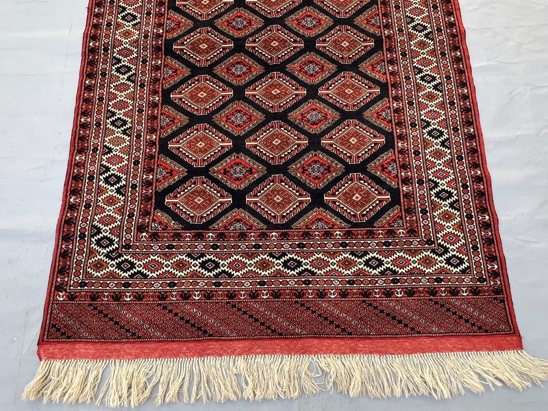 7 X 4'5 Stunning Natural Vegetable Dye Geometric Pattern Zahir Shahi Afghan Rug gallery