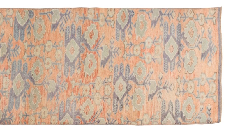 Runner Rug,Turkish Runner,Vintage Runner,Oushak Rug,Floor Rug, 2'3 X 11'1 feet gallery