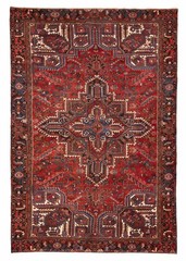 Vintage Traditional Hand-Knotted Area Rug 7’5″ x 10’8″ Oriental Wool Carpet