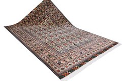 6x9ft Handmade Silver like Color Afghan Rug, Turkish Style, Wool, R118