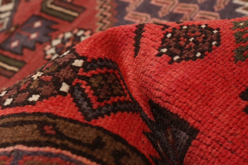 Vintage Hand-Knotted Carpet 4'0" x 5'11" Traditional Oriental Wool Area Rug gallery